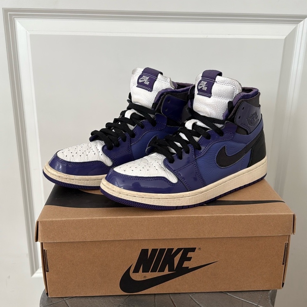 Air Jordan 1 Zoom air CMFT Purple Patent size 8 women’s